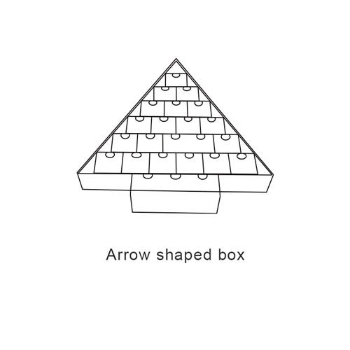 Arrow shaped box