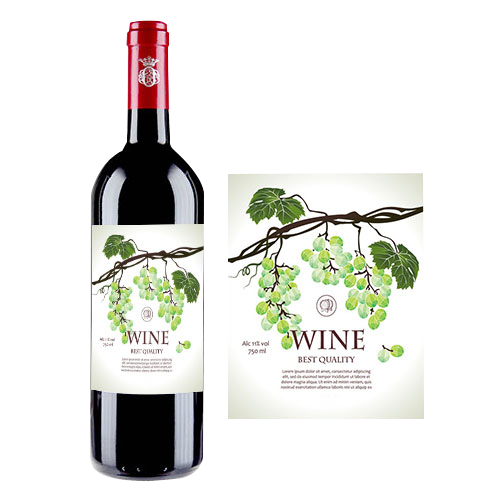 Label Stickers of the wine